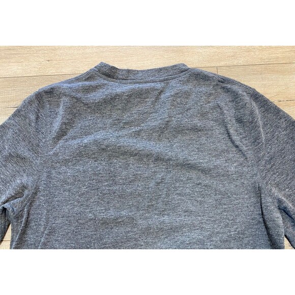 Omni Wool Base Layer Shirt Mens L Grey Wool Long Sleeve OMNIWOOL Pullover - Picture 9 of 9